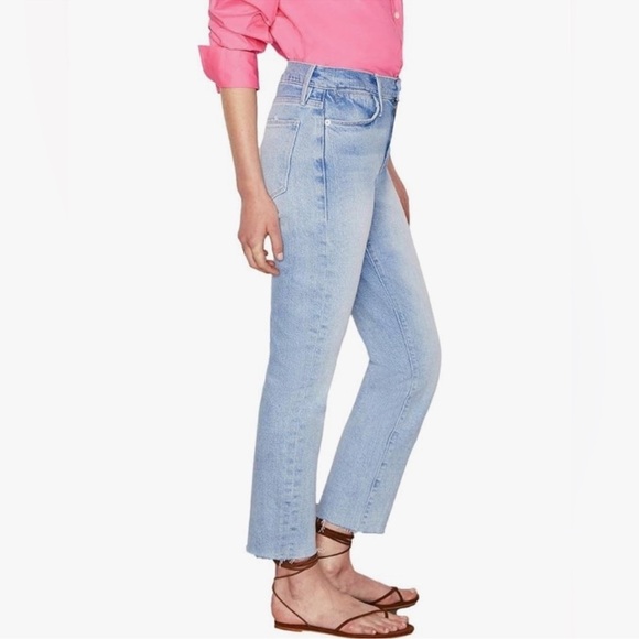 FRAME Le High Straight Jeans In Kerwin Size 26 - Picture 2 of 12